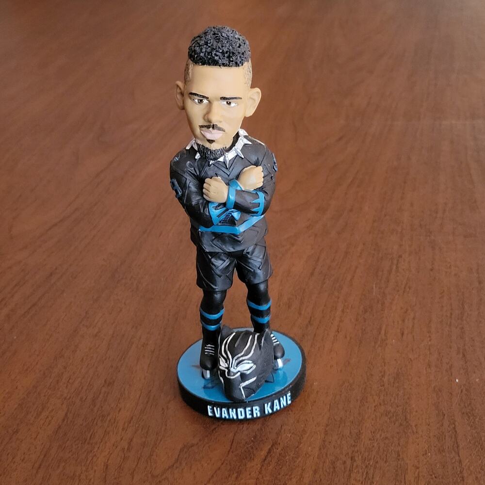 Black Panther San Jose Sharks Evander Kane Marvel bobblehead